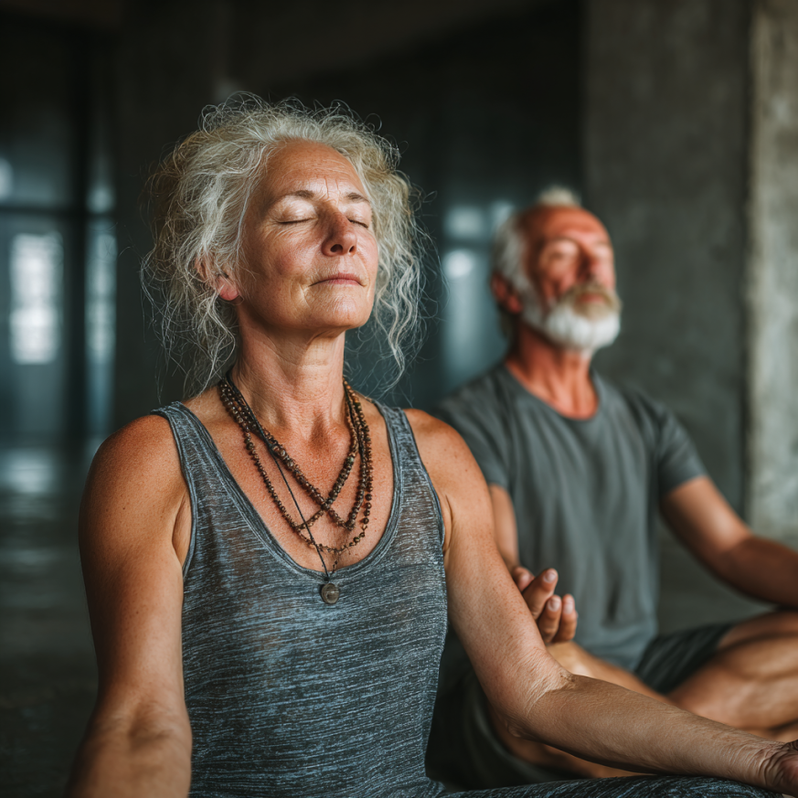 Йога на стільці для людей з обмеженою рухливістю